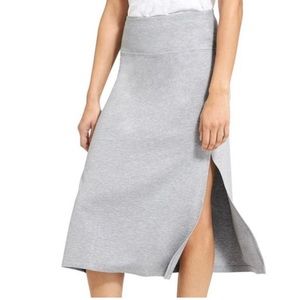Athleta Gray Oceana Midi Skirt